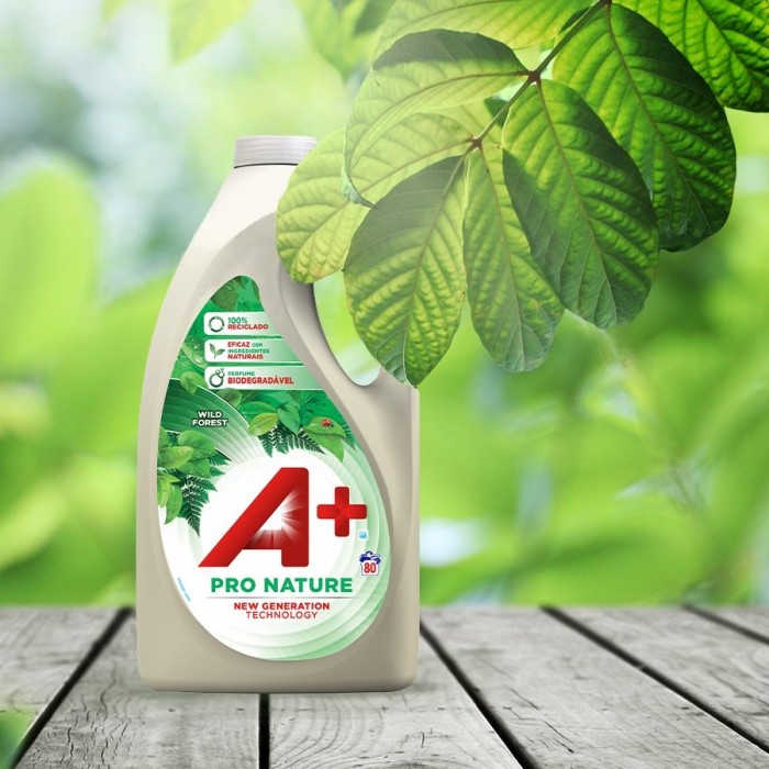 Гель для прання A + Pro Nature Універсальний, 4 л (80 прань) (820321) - 